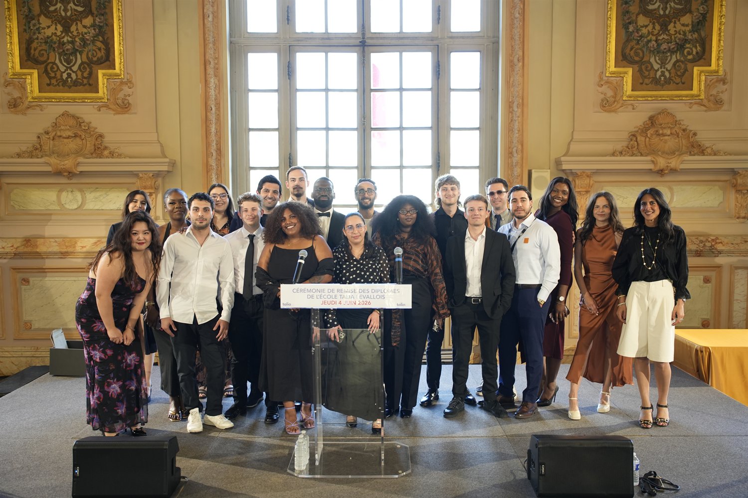 Cérémonie de remise des diplômes de l'école Talia Levallois, juin 2026